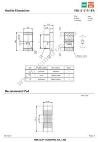 FR1101C-M-TR Datasheet Page 2