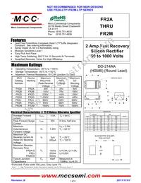 FR2M-TP Datasheet Cover