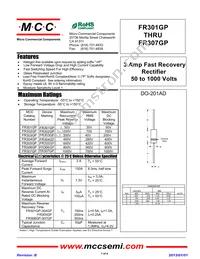 FR305GP-TP Datasheet Cover