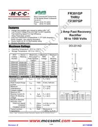 FR307GP-TP Datasheet Cover