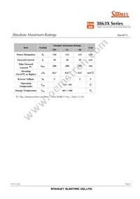 FR3863X Datasheet Page 3