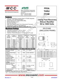 FR3J-TP Datasheet Cover