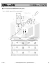 FR70G02 Datasheet Page 3