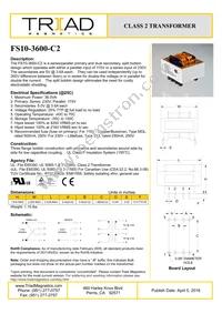 FS10-3600-C2 Datasheet Cover