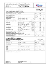 FS100R07PE4BOSA1 Datasheet Page 3