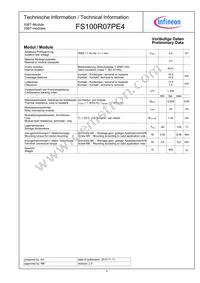 FS100R07PE4BOSA1 Datasheet Page 4