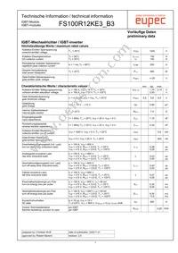 FS100R12KE3_B3 Datasheet Cover