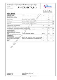 FS100R12KT4B11BOSA1 Datasheet Page 3