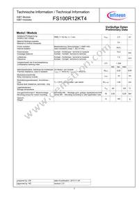 FS100R12KT4BOSA1 Datasheet Page 3