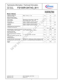 FS100R12KT4GB11BOSA1 Datasheet Page 3