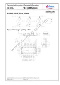 FS100R17KE3BOSA1 Datasheet Page 7