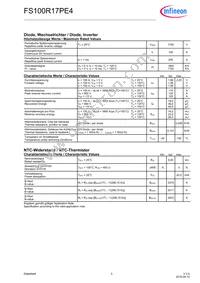 FS100R17PE4BOSA1 Datasheet Page 3