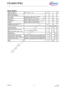 FS100R17PE4BOSA1 Datasheet Page 4