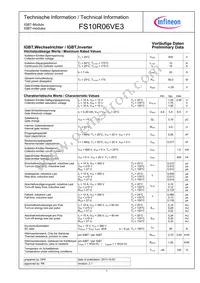 FS10R06VE3BOMA1 Datasheet Cover