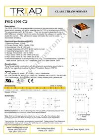 FS12-1000-C2 Datasheet Cover