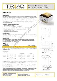 FS120-01 Datasheet Cover