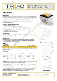 FS120-100 Datasheet Cover