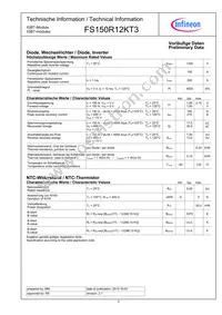 FS150R12KT3BOSA1 Datasheet Page 2