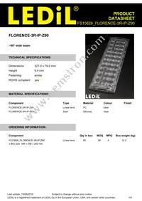 FS15626_FLORENCE-3R-IP-Z90 Datasheet Cover