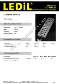 FS15786_FLORENCE-3R-IP-Z60 Datasheet Cover