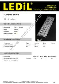 FS15847_FLORENCE-3R-IP-O Datasheet Cover