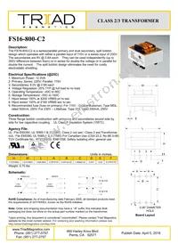 FS16-800-C2 Datasheet Cover