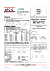 FS1G-LTP Datasheet Cover