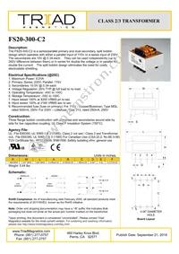 FS20-300-C2 Datasheet Cover