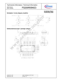 FS200R06KE3BOSA1 Datasheet Page 7