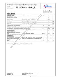 FS200R07N3E4RB11BOSA1 Datasheet Page 4