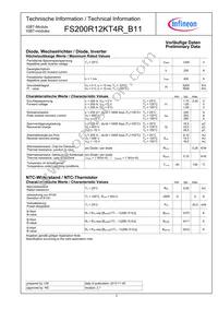 FS200R12KT4RB11BOSA1 Datasheet Page 3