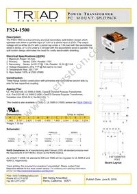 FS24-1500 Datasheet Cover