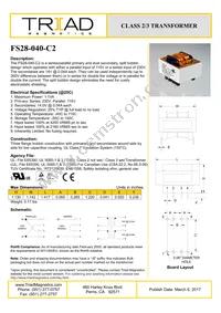 FS28-040-C2 Datasheet Cover