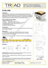 FS28-1300 Datasheet Cover