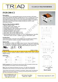 FS28-200-C2 Datasheet Cover