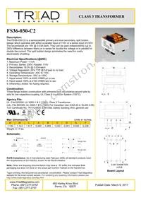 FS36-030-C2 Datasheet Cover
