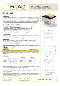 FS36-1000 Datasheet Cover