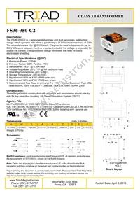 FS36-350-C2 Datasheet Cover