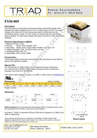 FS36-65-B Datasheet Cover