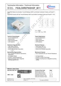 FS3L30R07W2H3FB11BPSA1 Datasheet Cover