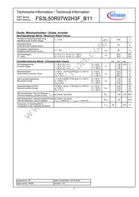 FS3L50R07W2H3FB11BOMA1 Datasheet Page 3