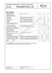 FS400R07A1E3H5BPSA1 Datasheet Page 4