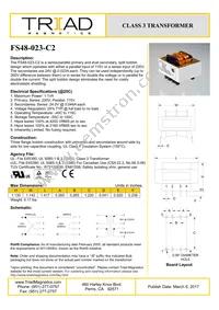 FS48-023-C2 Datasheet Cover