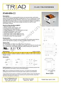 FS48-050-C2 Datasheet Cover