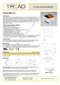 FS48-400-C2 Datasheet Cover