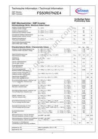 FS50R07N2E4BOSA1 Datasheet Page 2