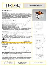 FS56-045-C2 Datasheet Cover