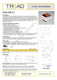 FS56-220-C2 Datasheet Cover