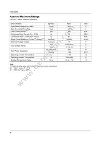 FS6S1265REYDTU Datasheet Page 2