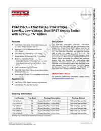 FSA1257AL8X Datasheet Page 2